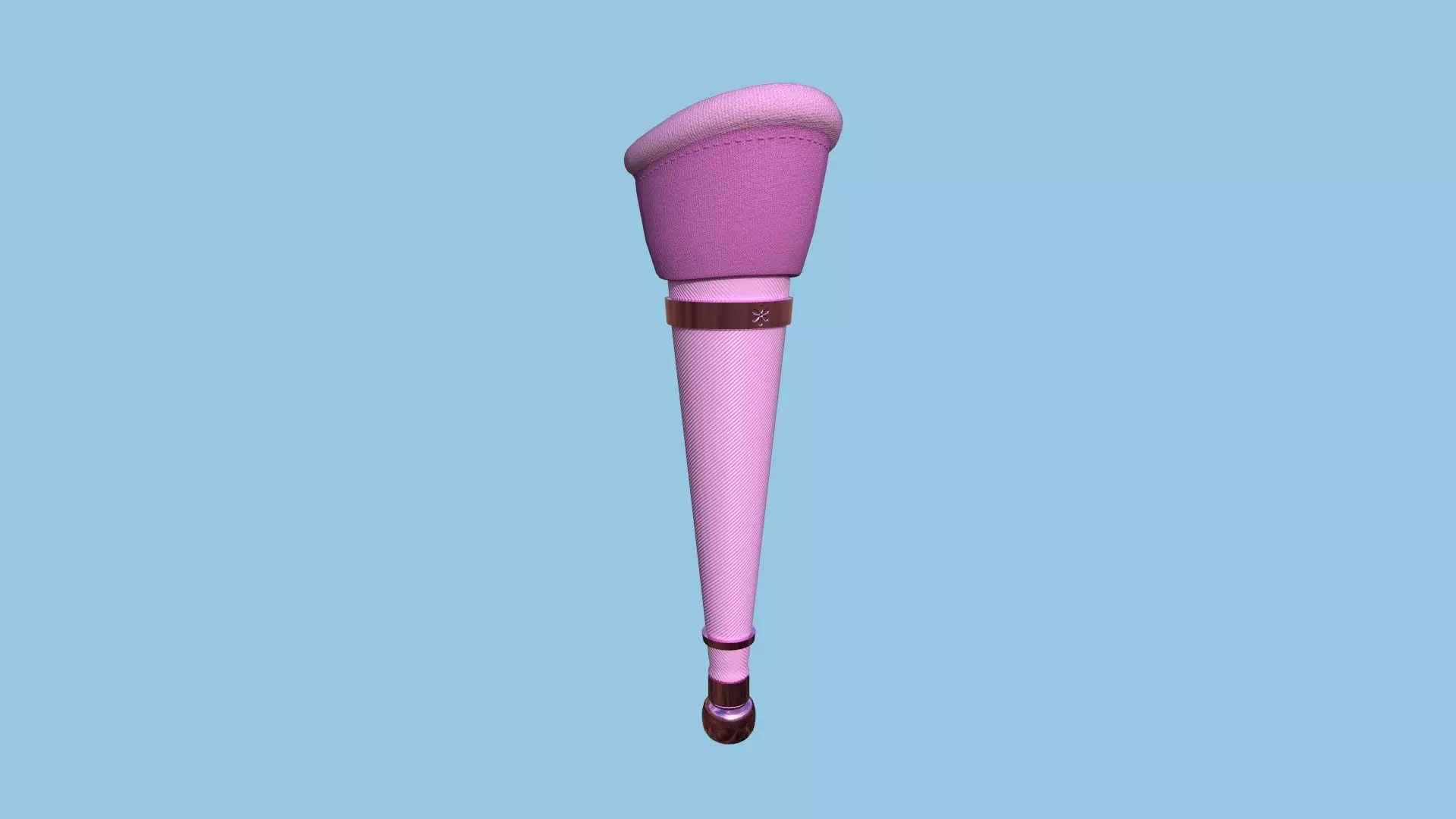 Pirate Pegleg A8 - Female Pink - Character Design Fashion Low-poly 3D model_0
