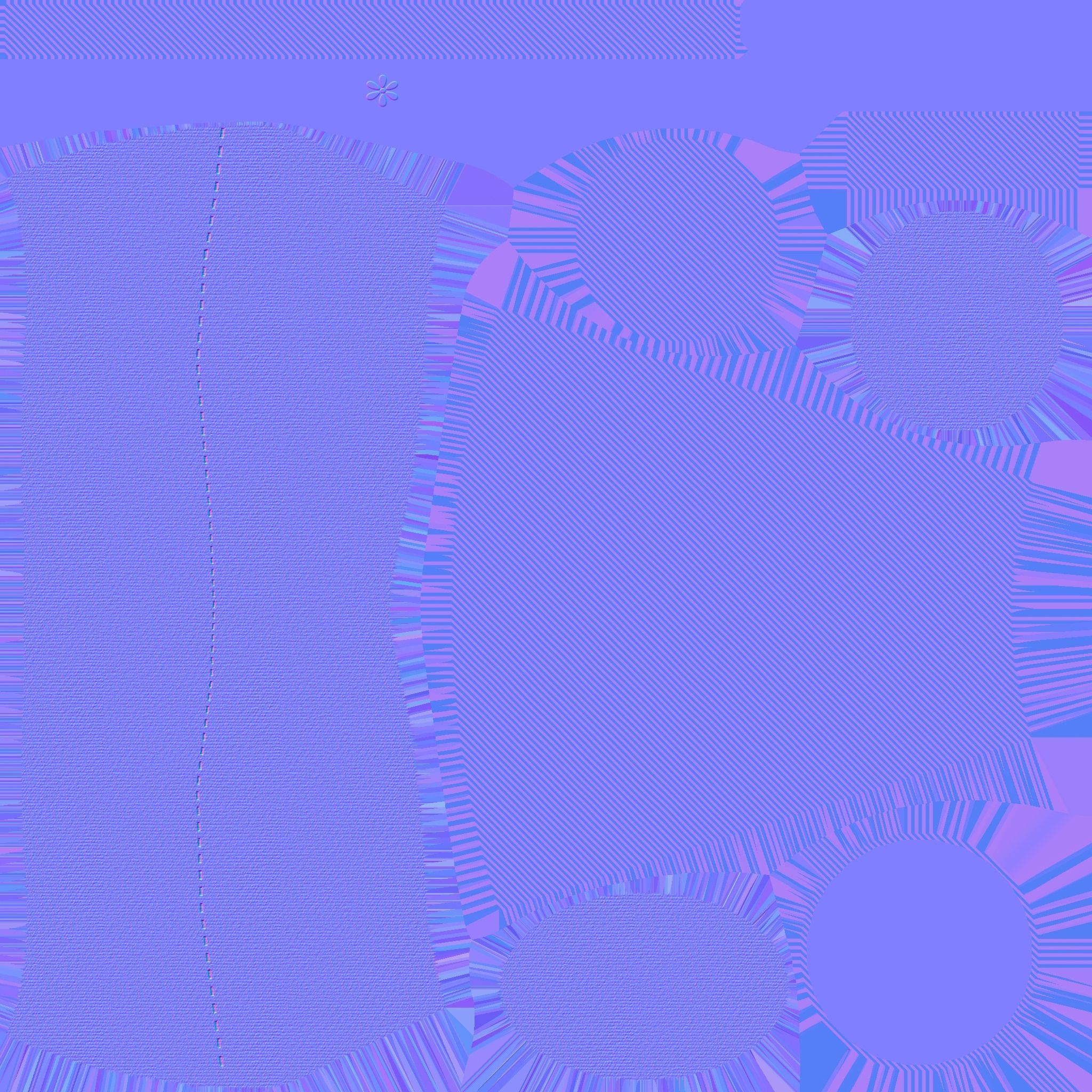 Pirate Pegleg A8 - Female Pink - Character Design Fashion Low-poly 3D model_16