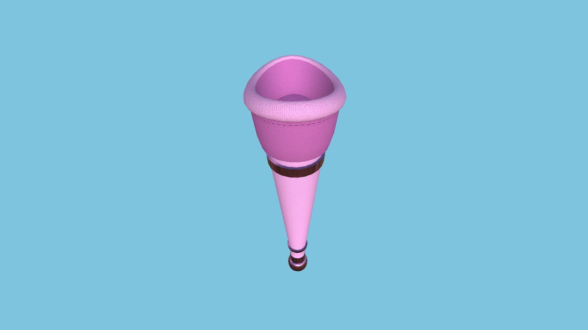 Pirate Pegleg A8 - Female Pink - Character Design Fashion Low-poly 3D model_4