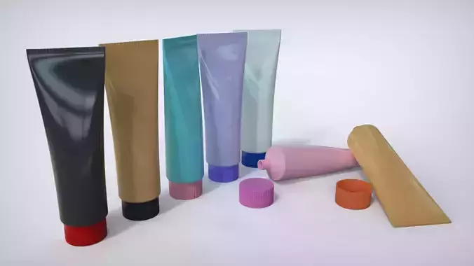 Cosmetics squeeze tube 250ml capacity