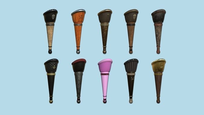 10 Pirate Pegleg Collection - Character Design Fashion 