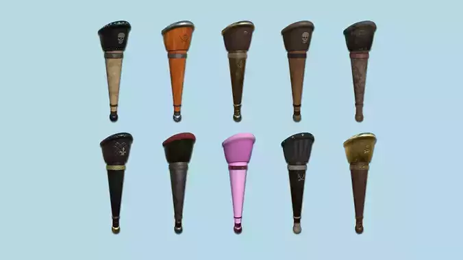 10 Pirate Pegleg Collection - Character Design Fashion 