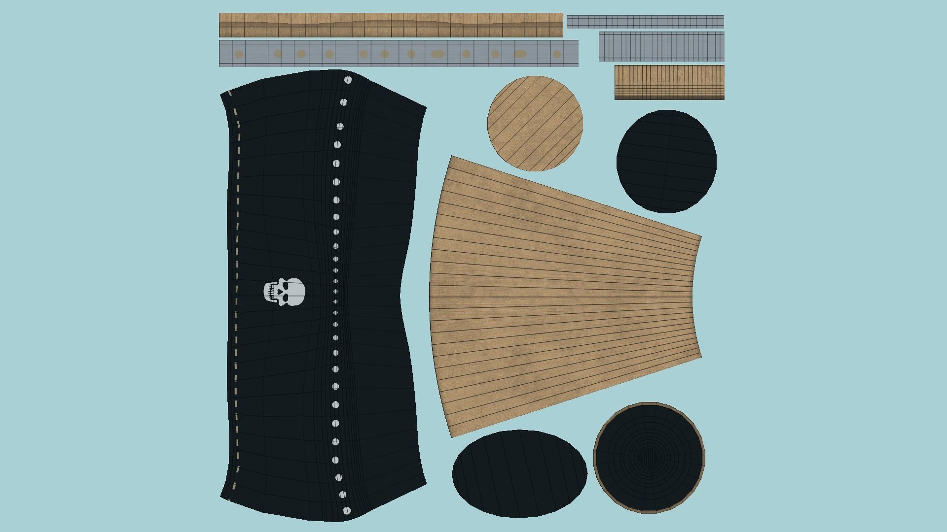 10 Pirate Pegleg Collection - Character Design Fashion _49