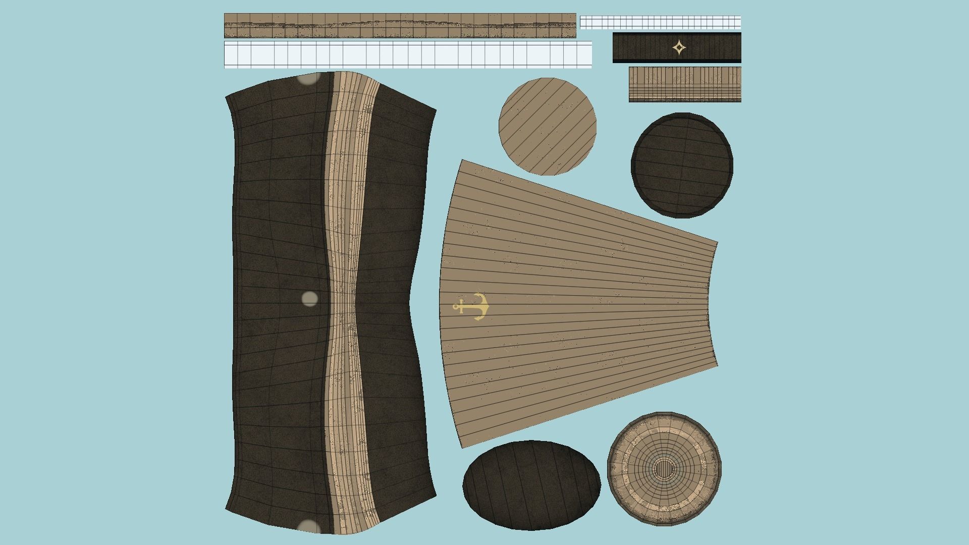 10 Pirate Pegleg Collection - Character Design Fashion _62