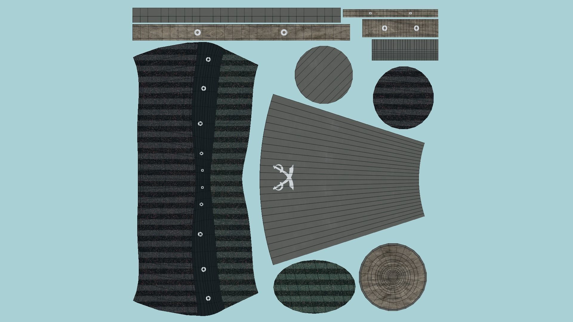 10 Pirate Pegleg Collection - Character Design Fashion _65