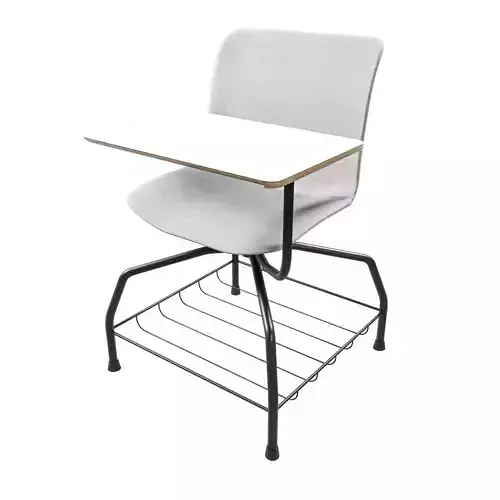School Chair Student 3D model