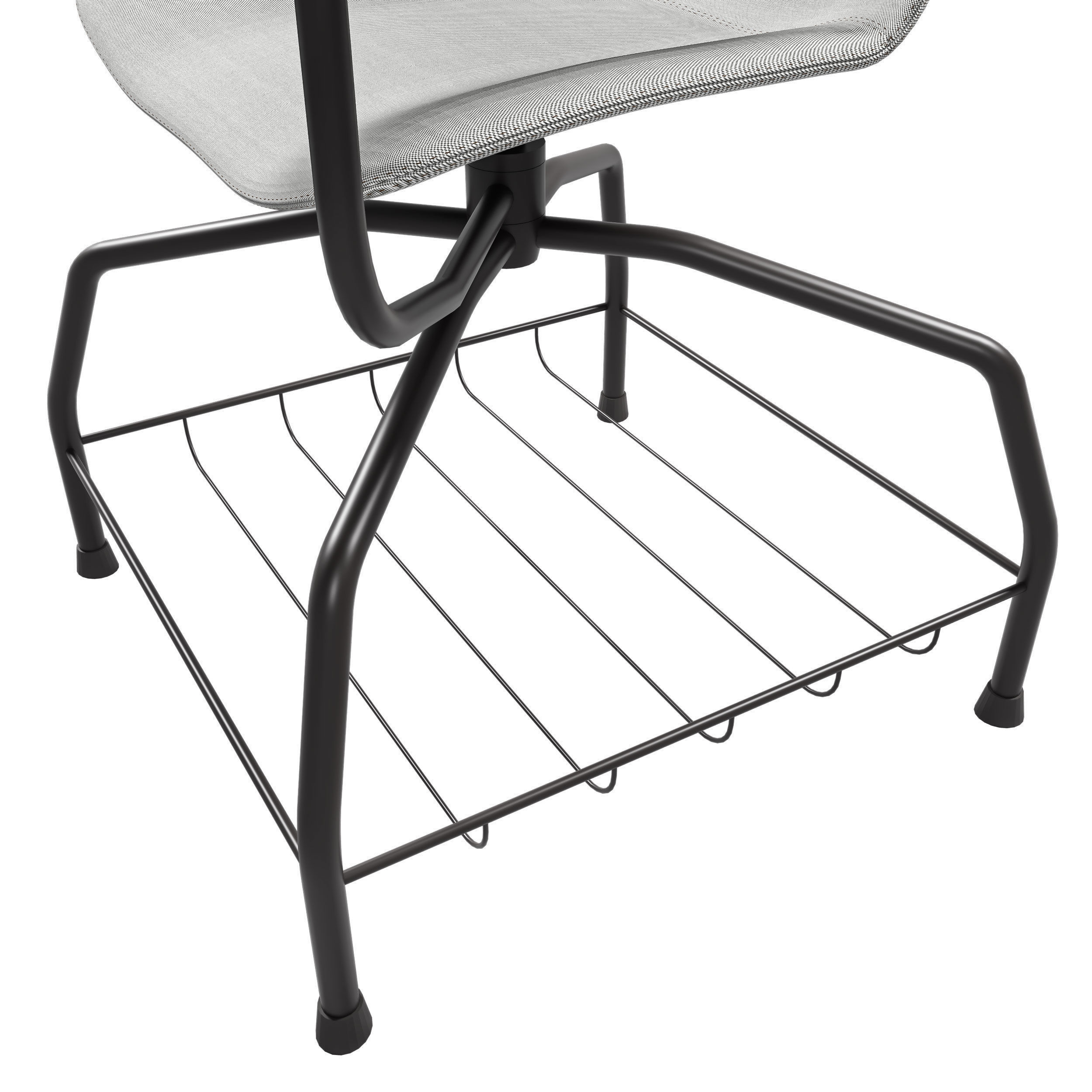 School Chair Student 3D model_4