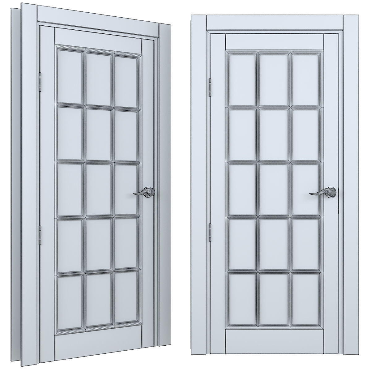 LIGNUM Doors 3d model Low-poly 3D model_2