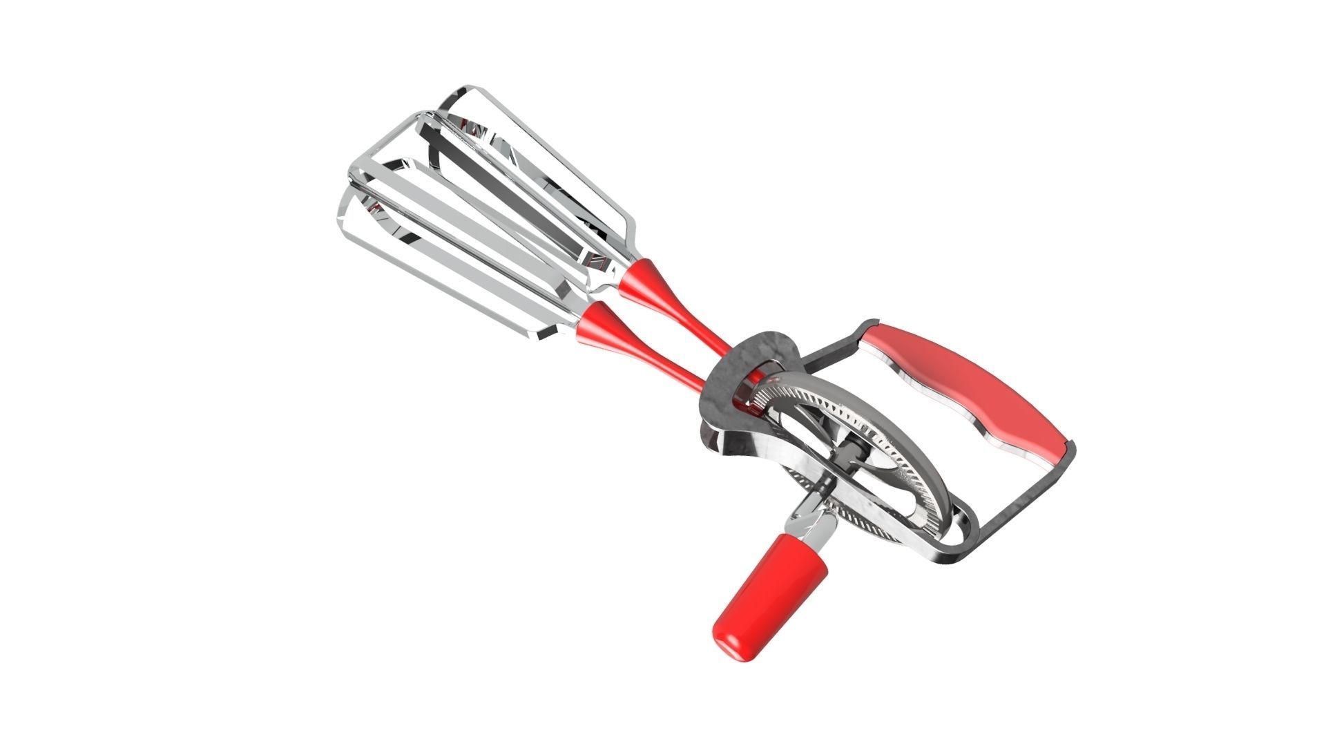 Mechanical hand mixer 3D model_1