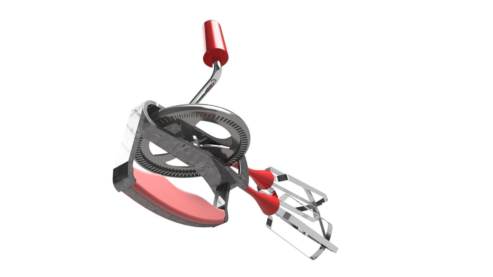Mechanical hand mixer 3D model_3