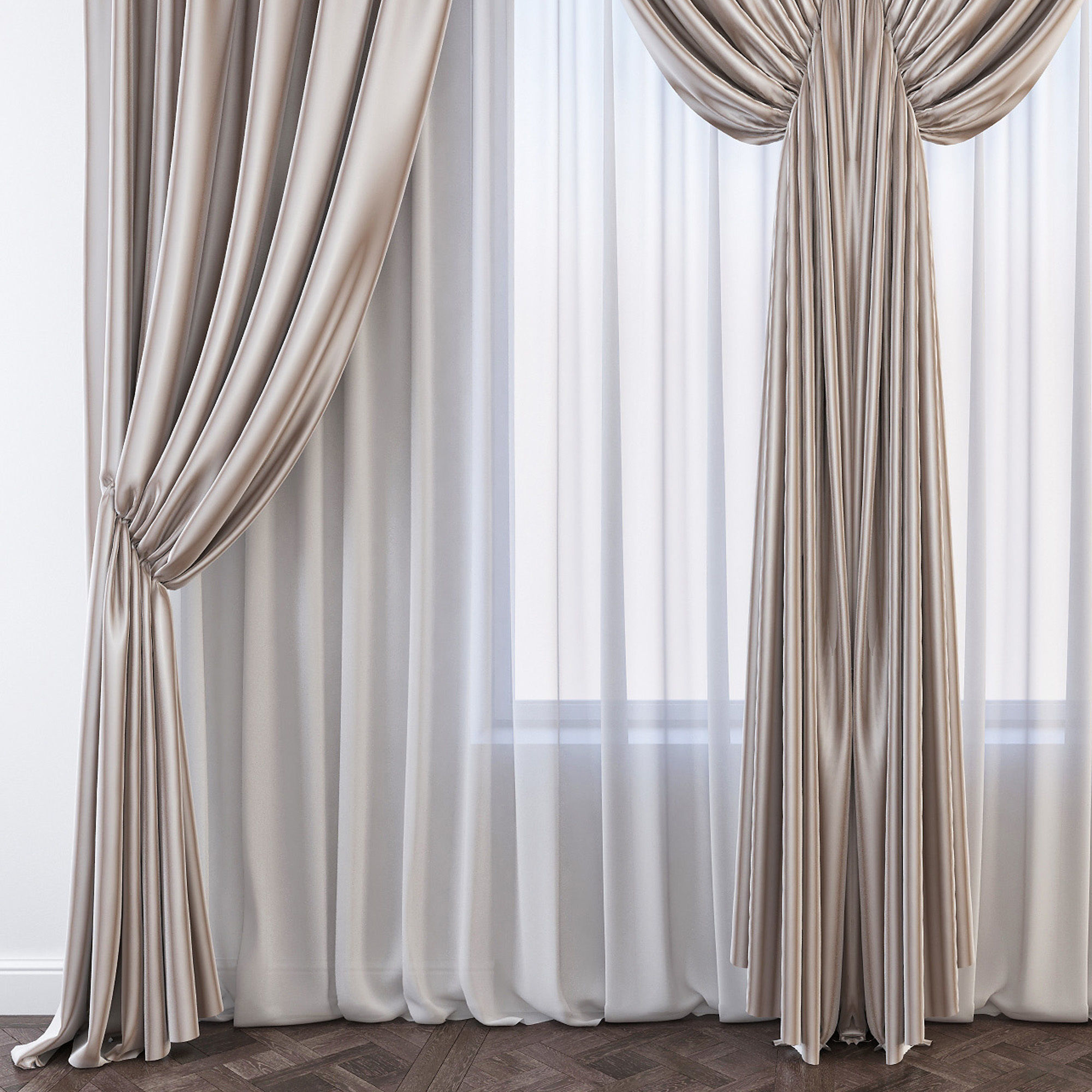 Set 60 Curtains 3D model_3
