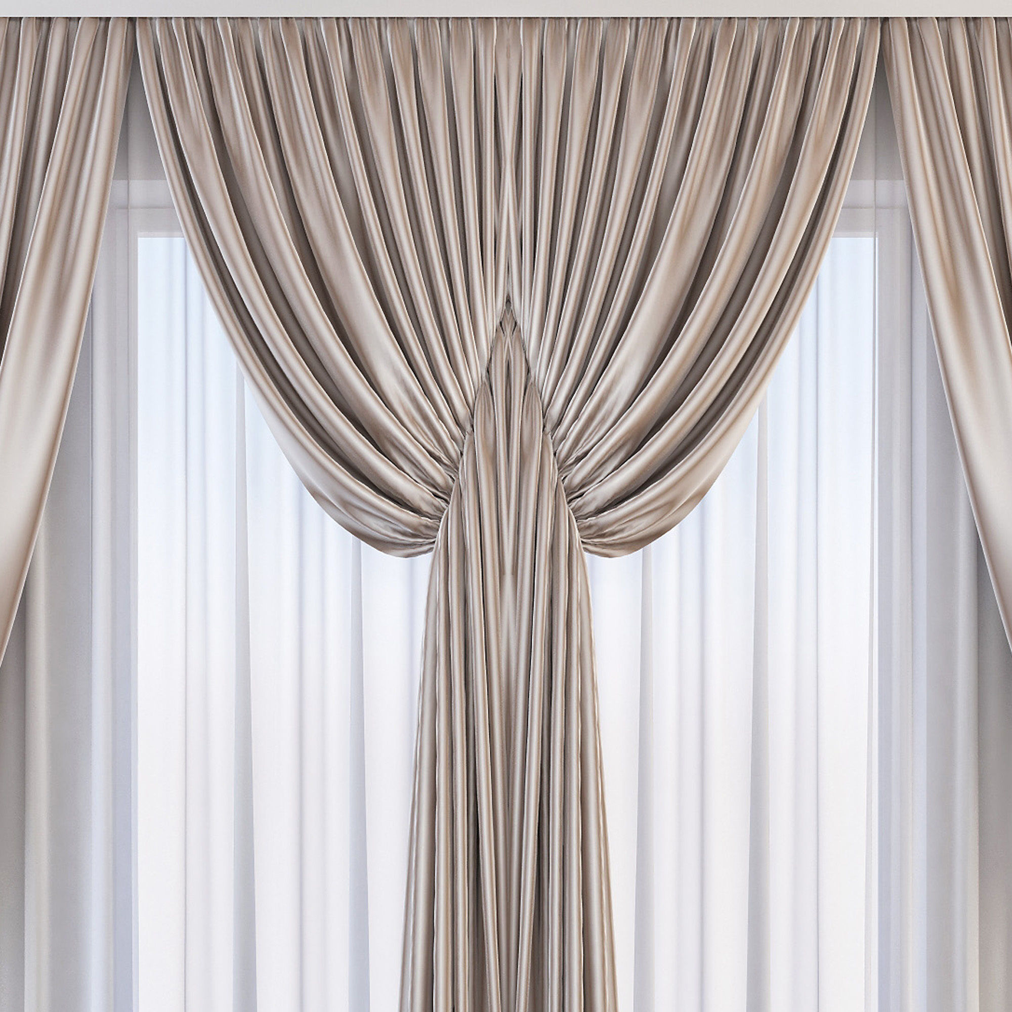Set 60 Curtains 3D model_4