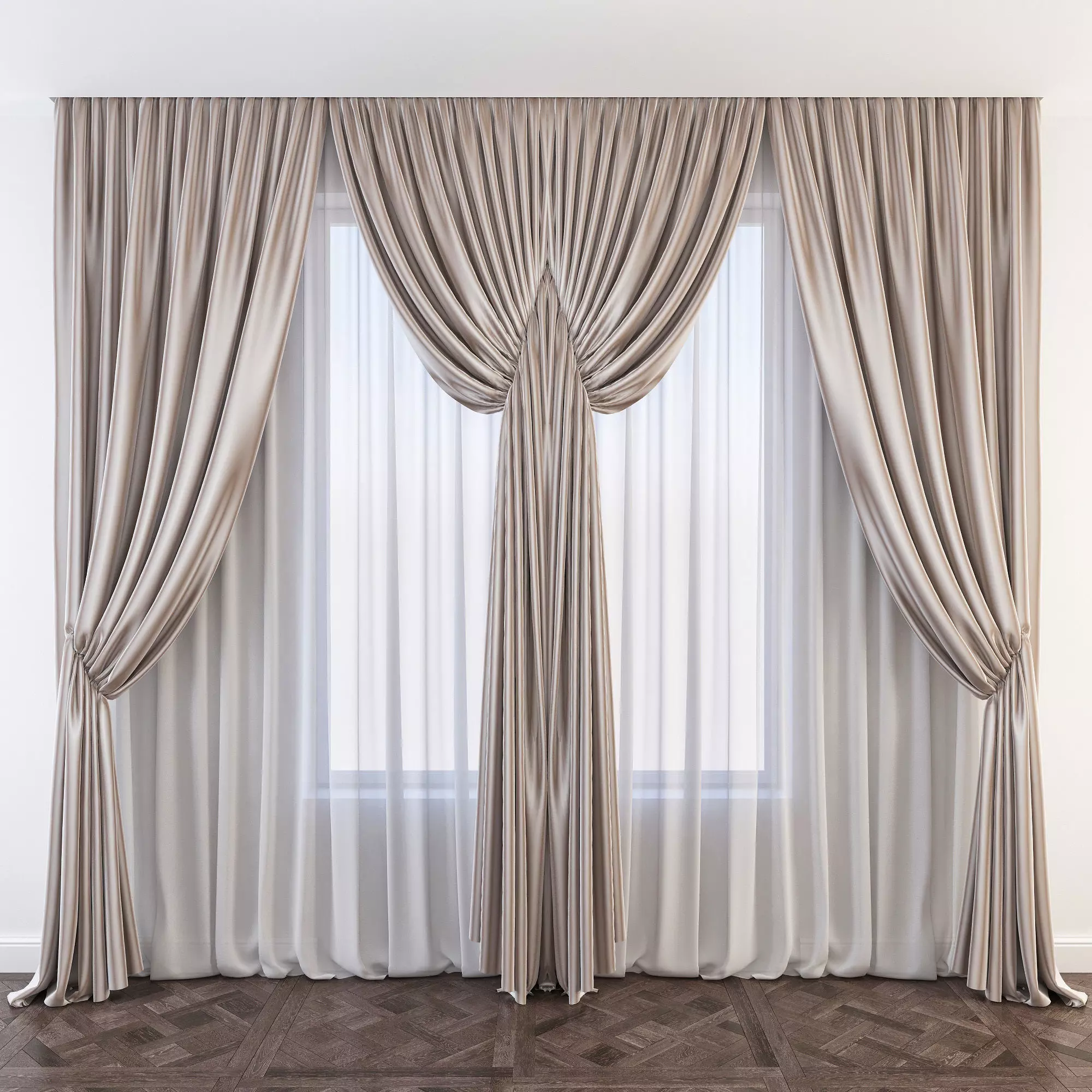 Set 60 Curtains 3D model_0