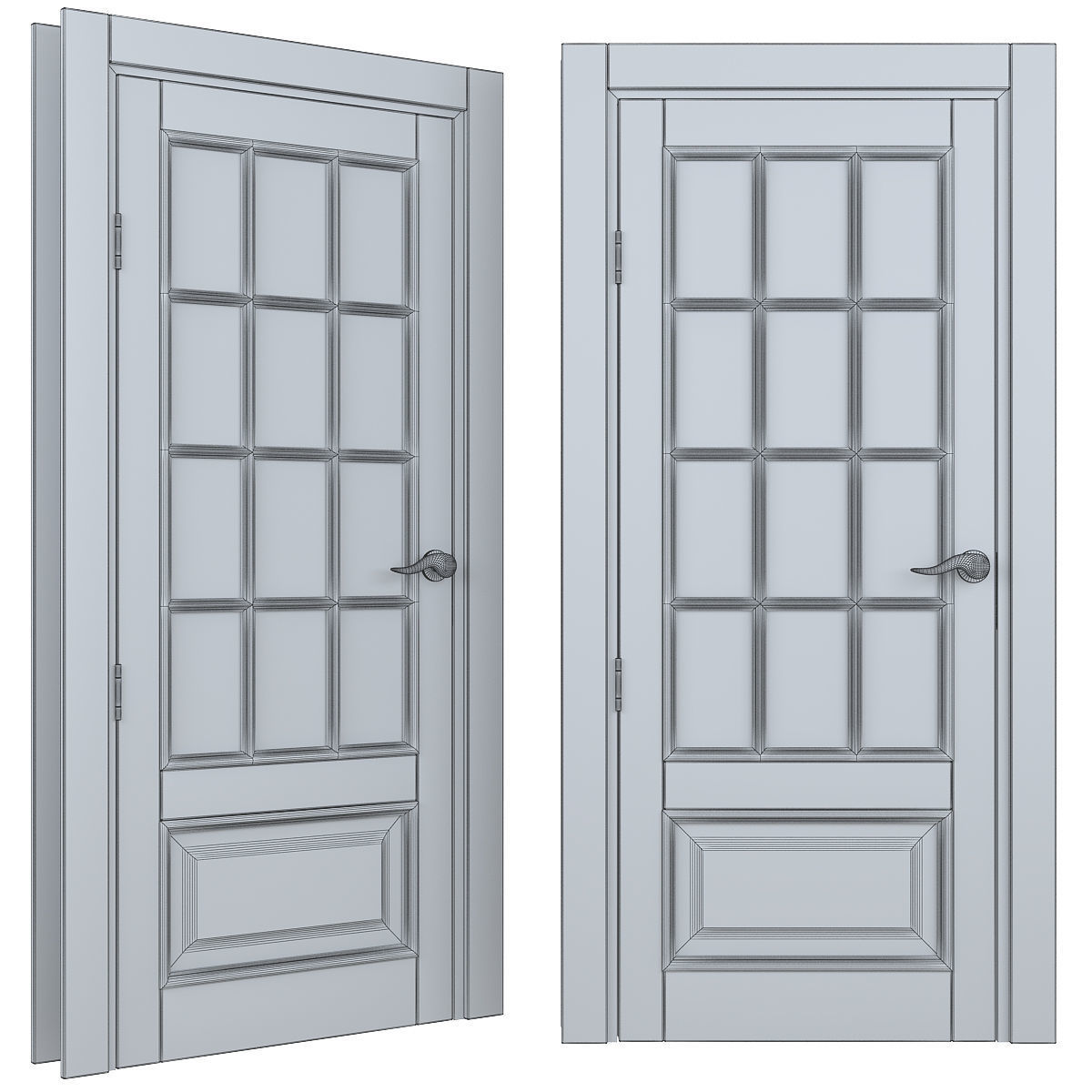 LIGNUM Doors 3d model Low-poly 3D model_2