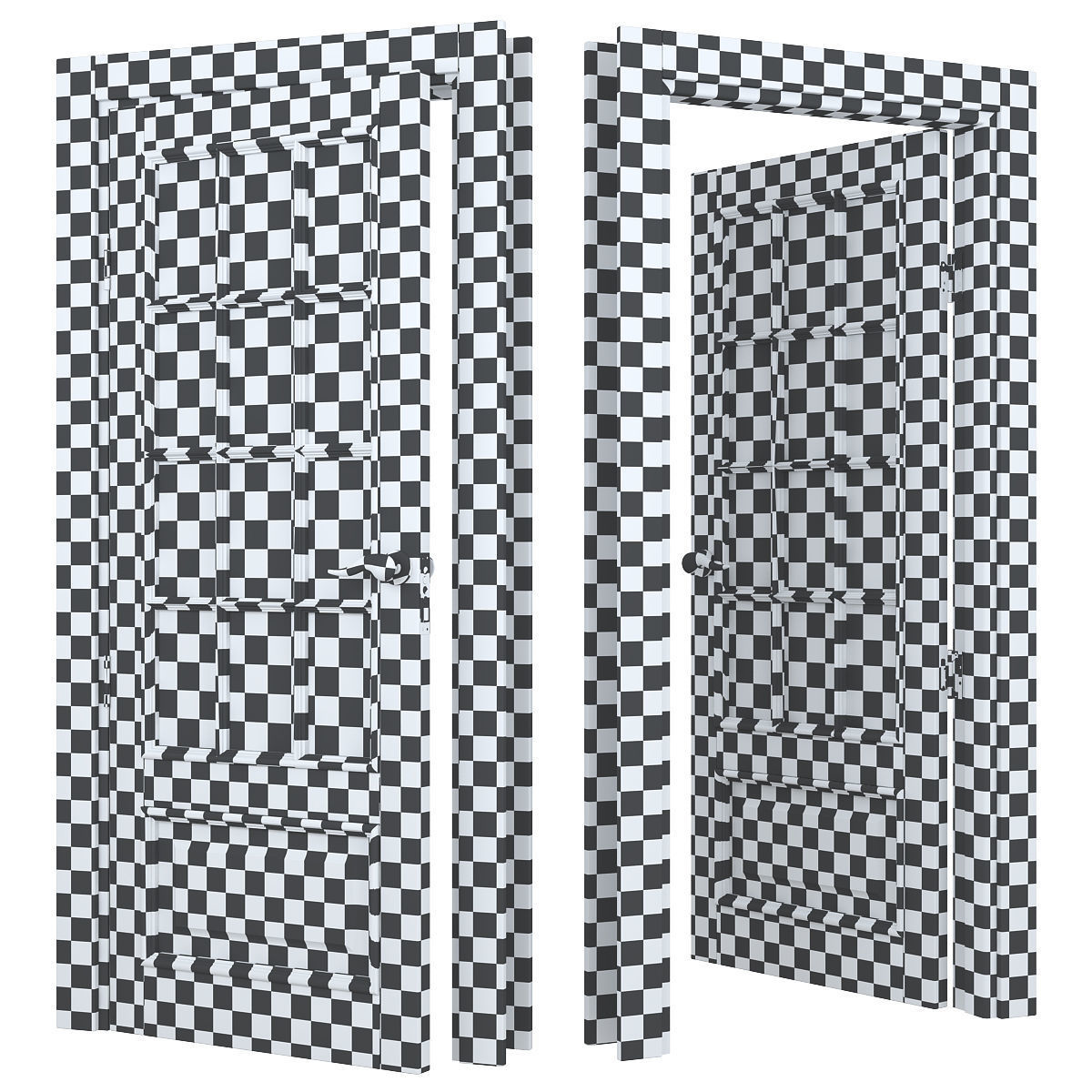 LIGNUM Doors 3d model Low-poly 3D model_3