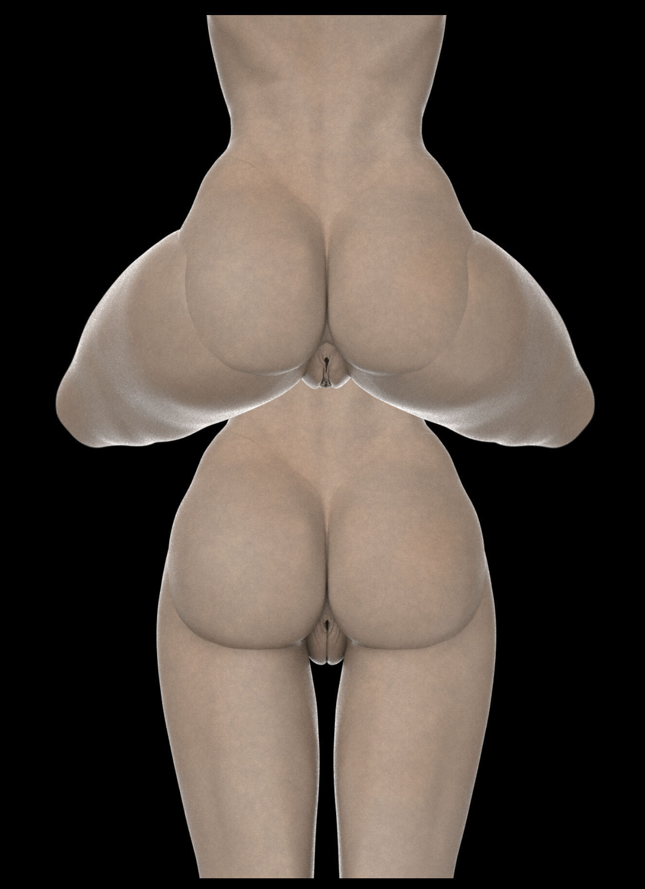 KENZIE- ZBRUSH VDM- OBJ- FEMALE ANATOMY 3D model_6