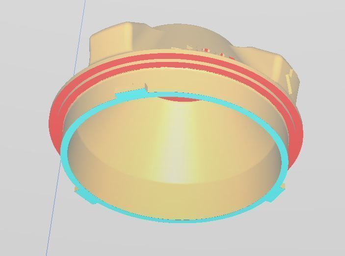 Yamaha Super Tenere XT1200-Extended Big Light Caps For Led Light 3D print model_3