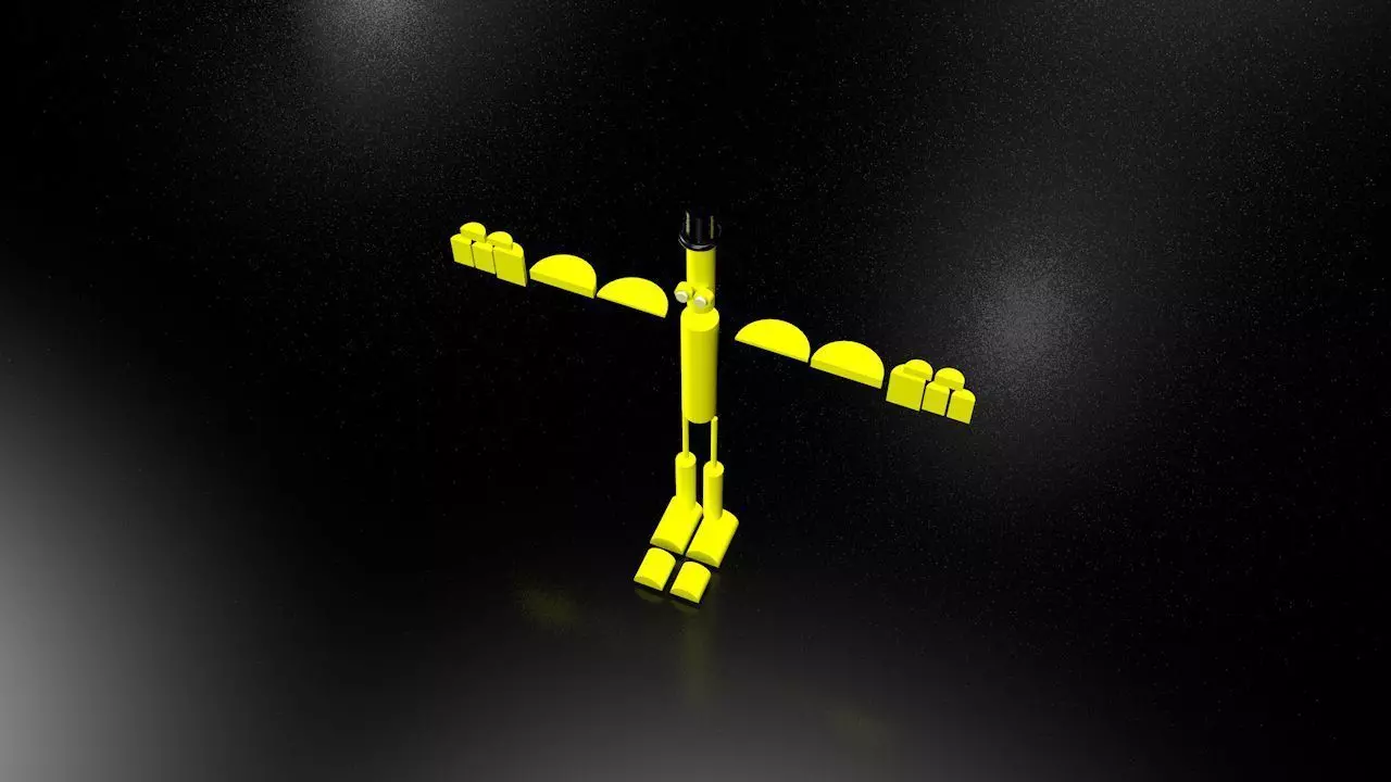 Cartoon Character 3d Model Low-poly 3D model_0