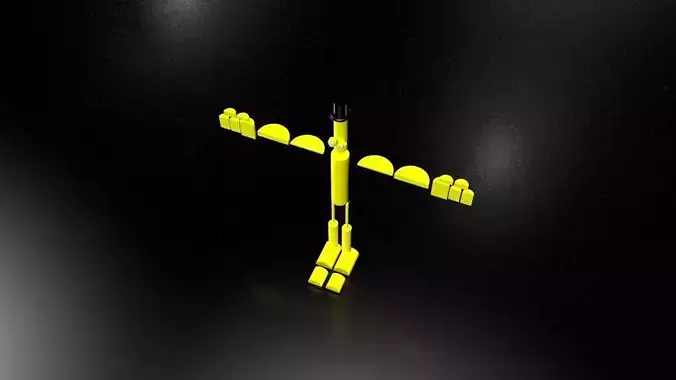 Cartoon Character 3d Model