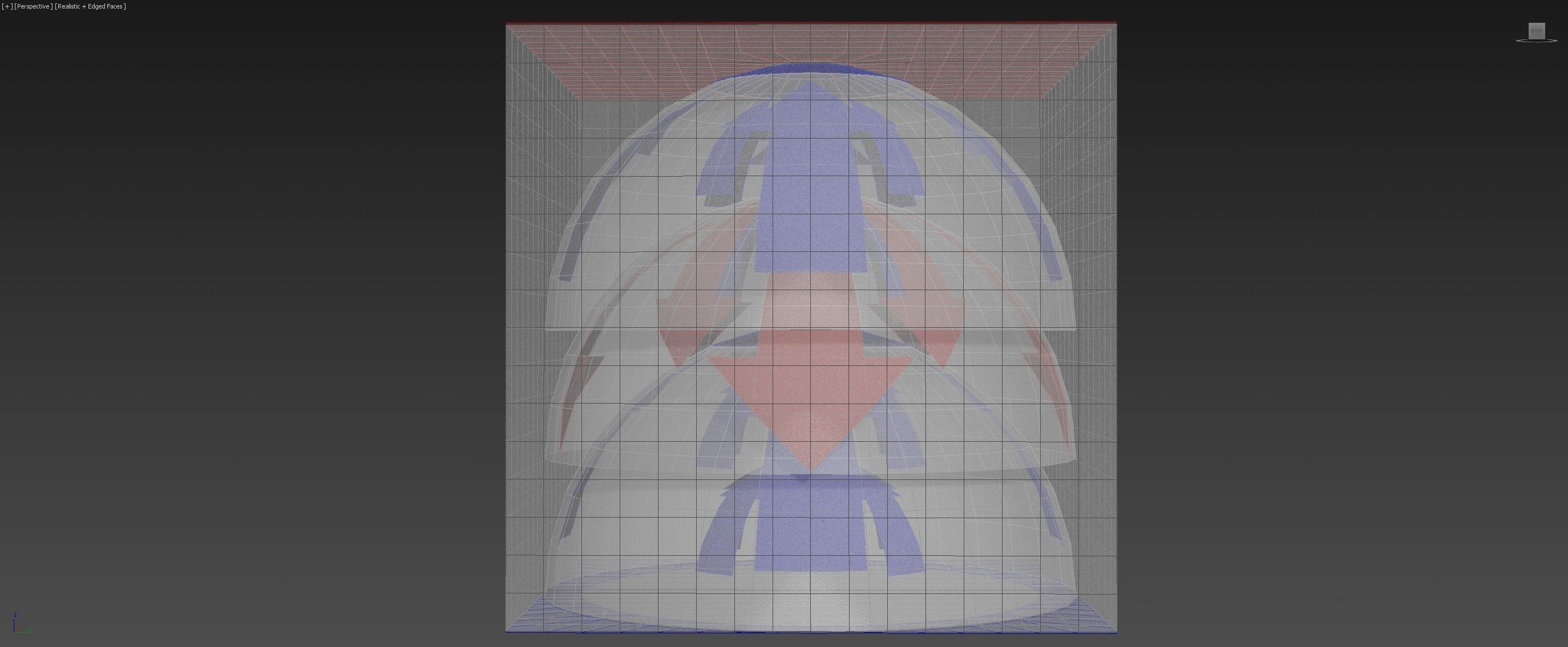 Fall Resistive Meta Material - Modular 3D printable - Concept 3D model_9