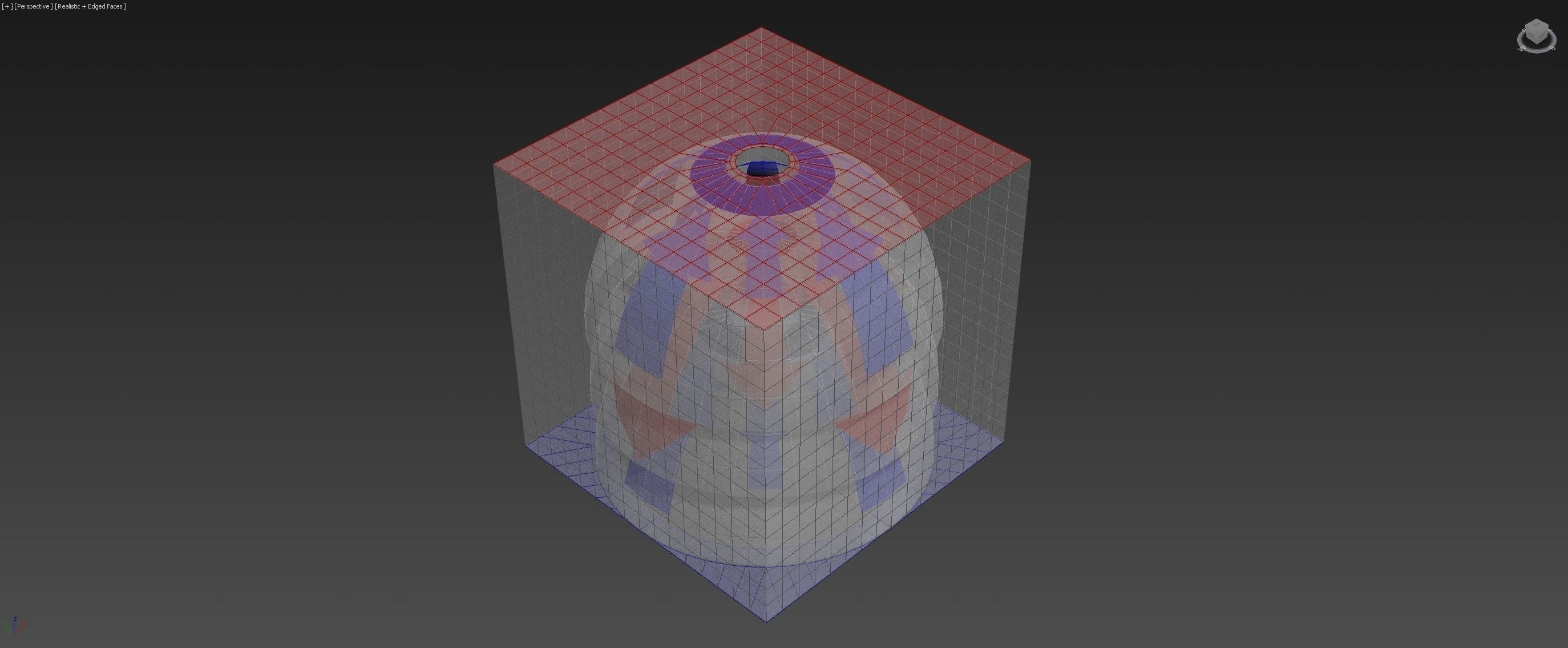 Fall Resistive Meta Material - Modular 3D printable - Concept 3D model_3