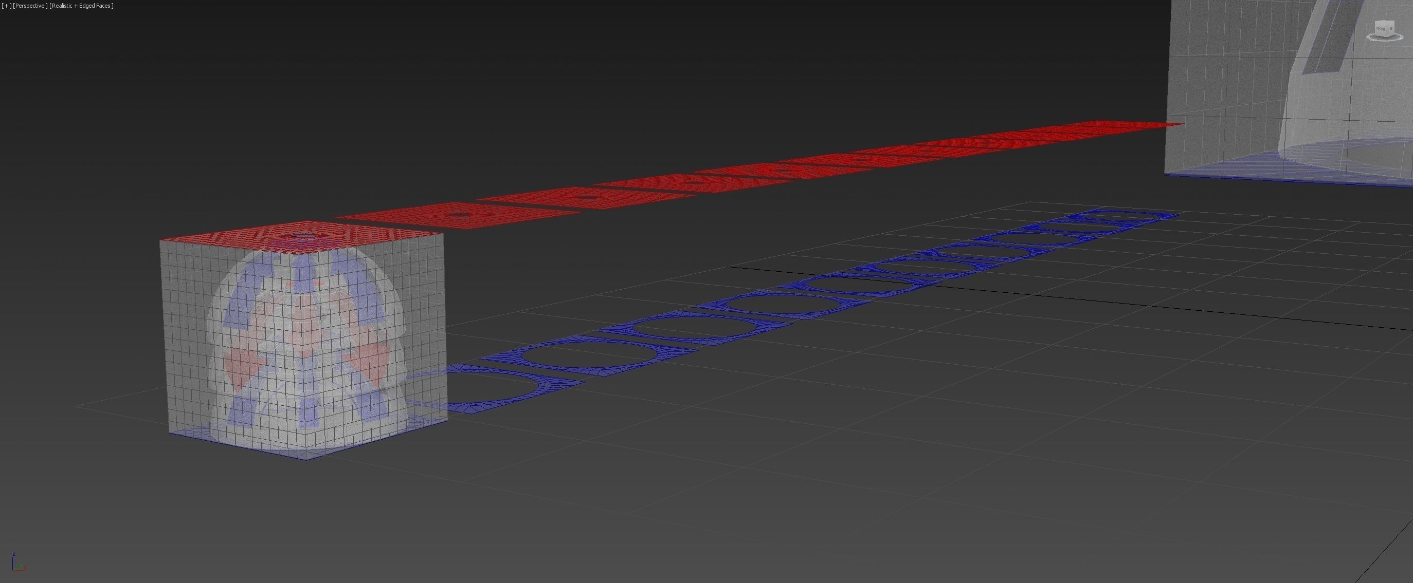 Fall Resistive Meta Material - Modular 3D printable - Concept 3D model_5