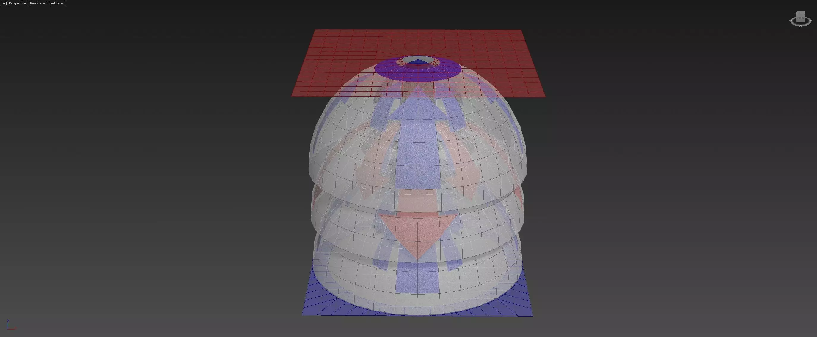 Fall Resistive Meta Material - Modular 3D printable - Concept 3D model_0