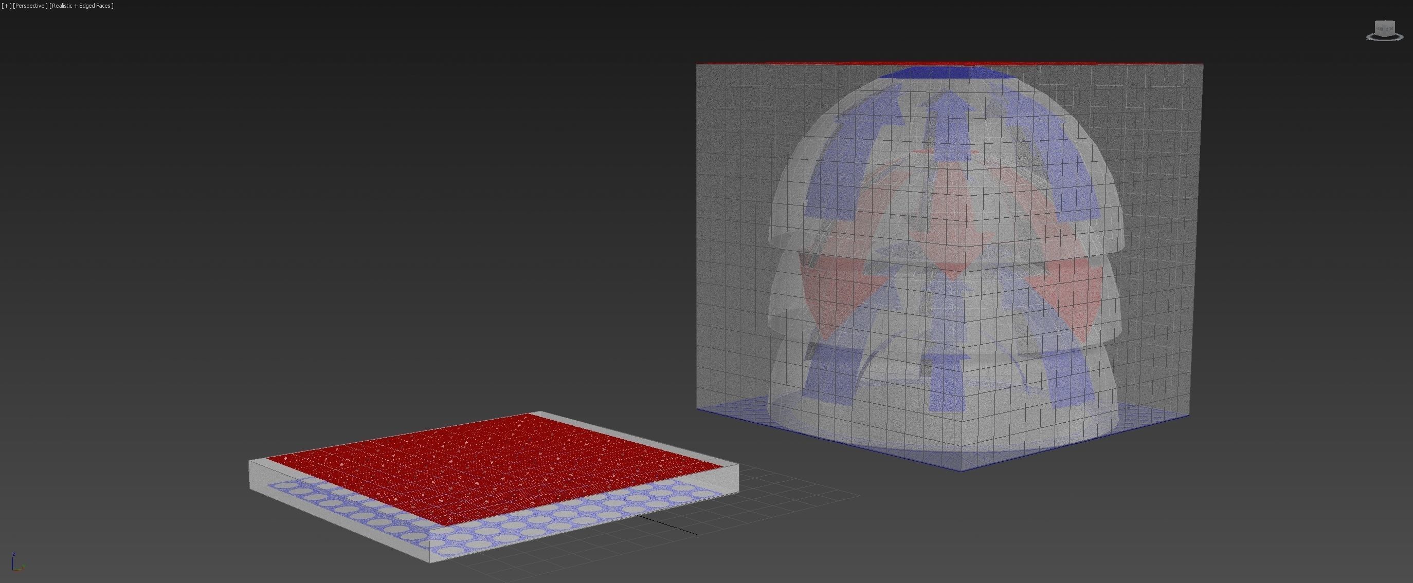 Fall Resistive Meta Material - Modular 3D printable - Concept 3D model_6