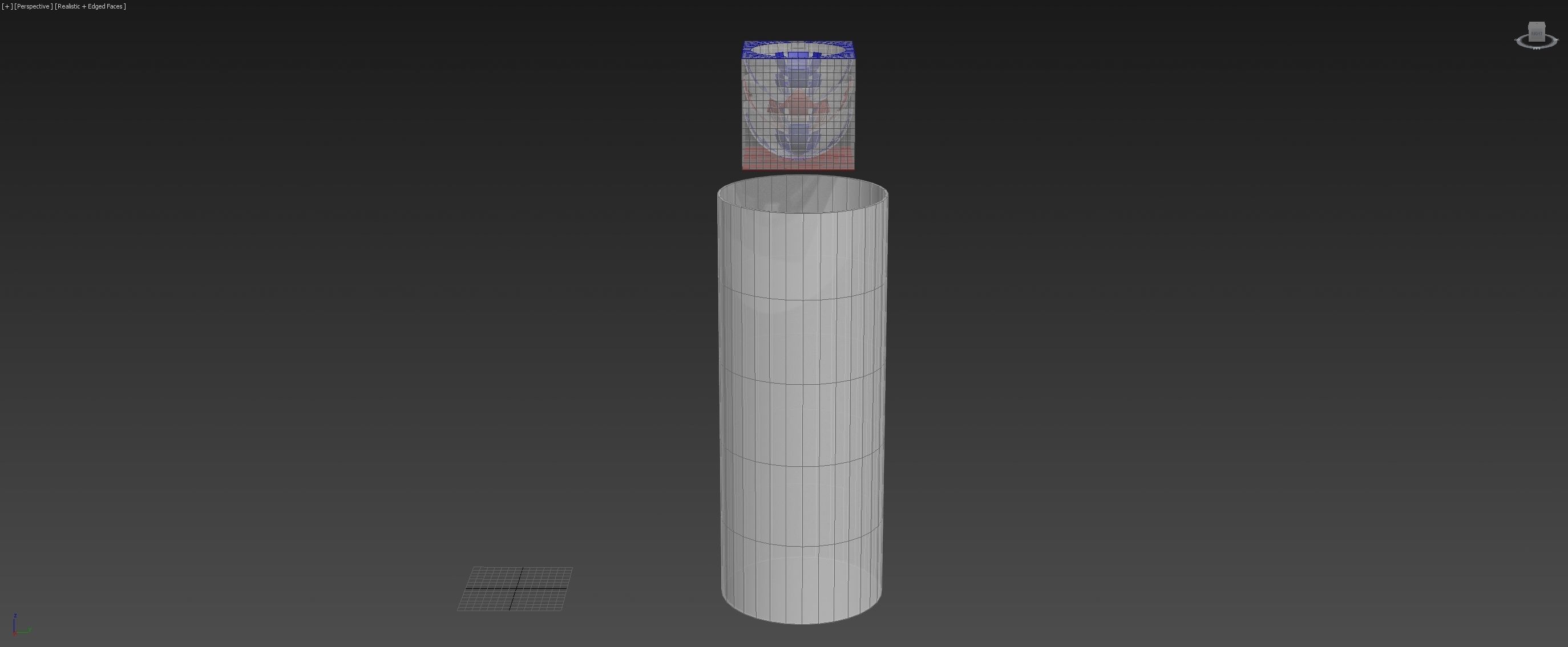 Fall Resistive Meta Material - Modular 3D printable - Concept 3D model_12