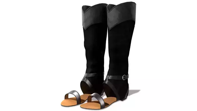 Lorie Flat Boots Sandals