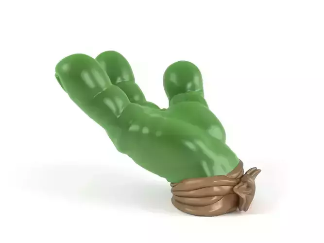 Turtles ninja hand beggar 3D print model