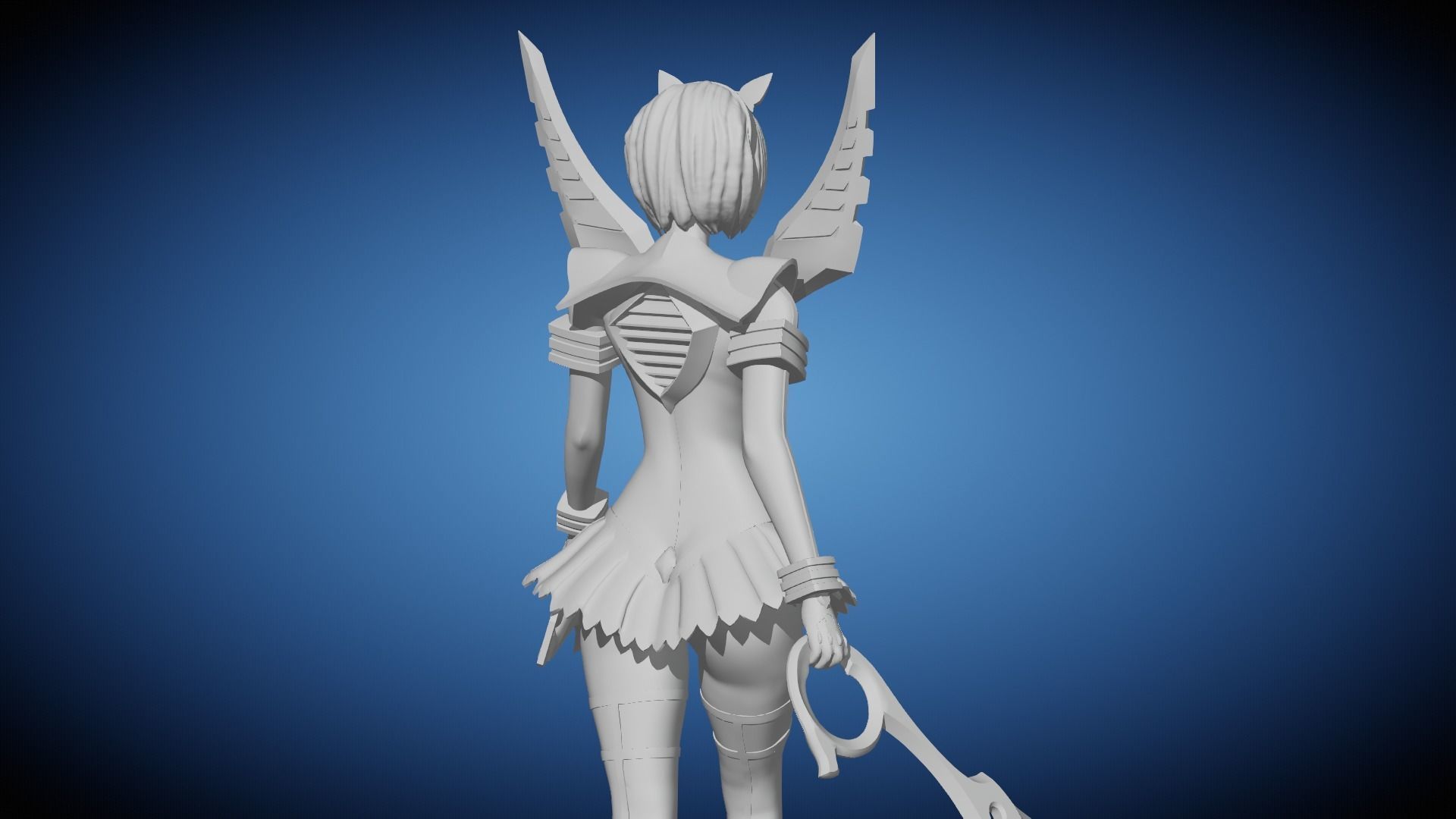 2B Cosplay Kill La Kill Fan Art Pose 1 3D print model_14