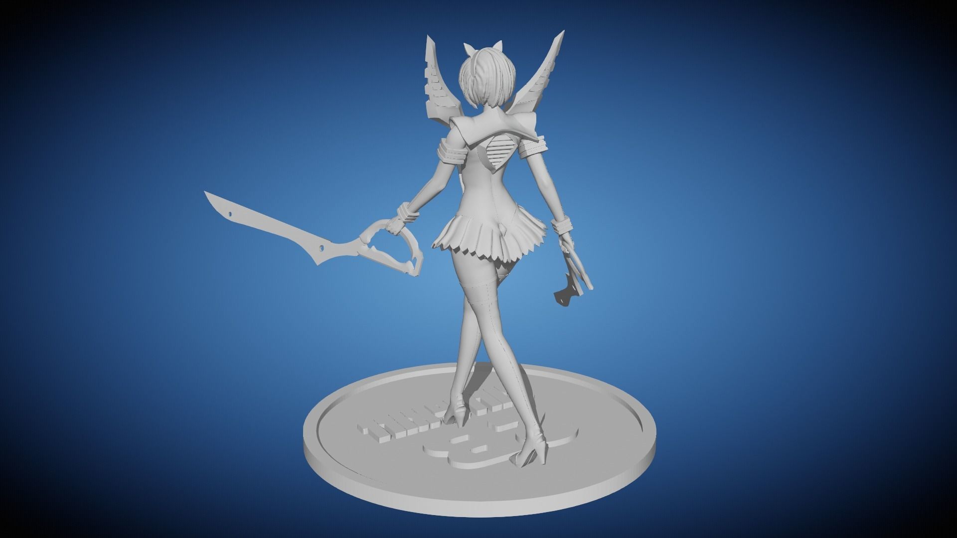 2B Cosplay Kill La Kill Fan Art Pose 1 3D print model_12