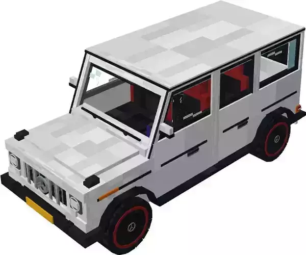 Minecraft - Mercedes benz G63 3D model