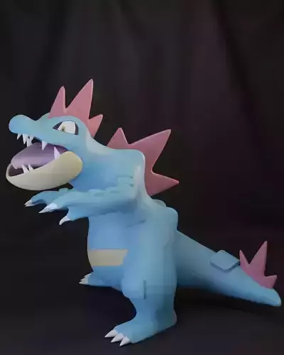 Pokemon - Feraligatr with 2 different poses