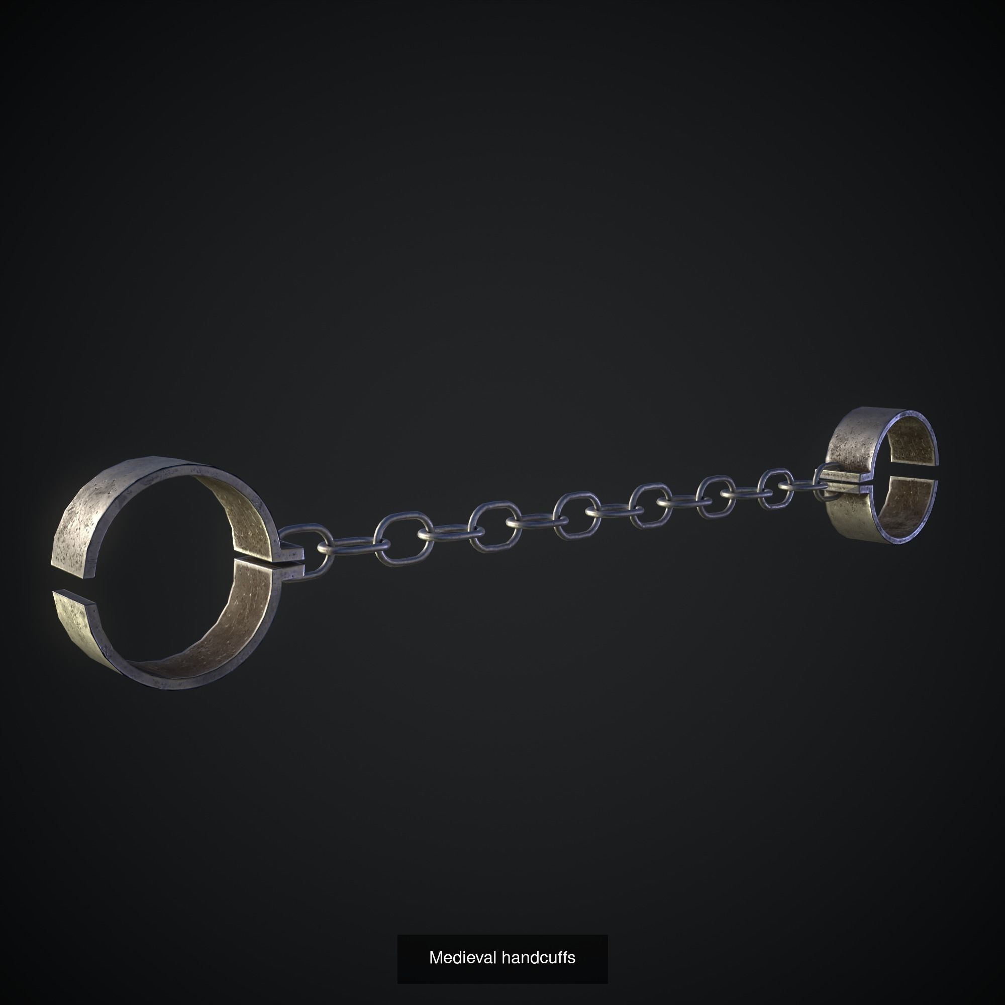 Medieval torture staff 3D Model Collection_5