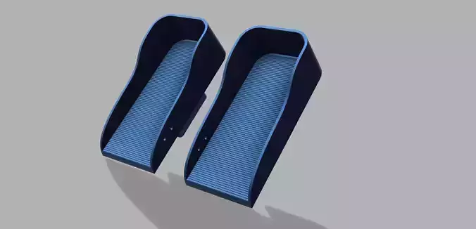 Airbus A320 Rudder Padels 3D print model