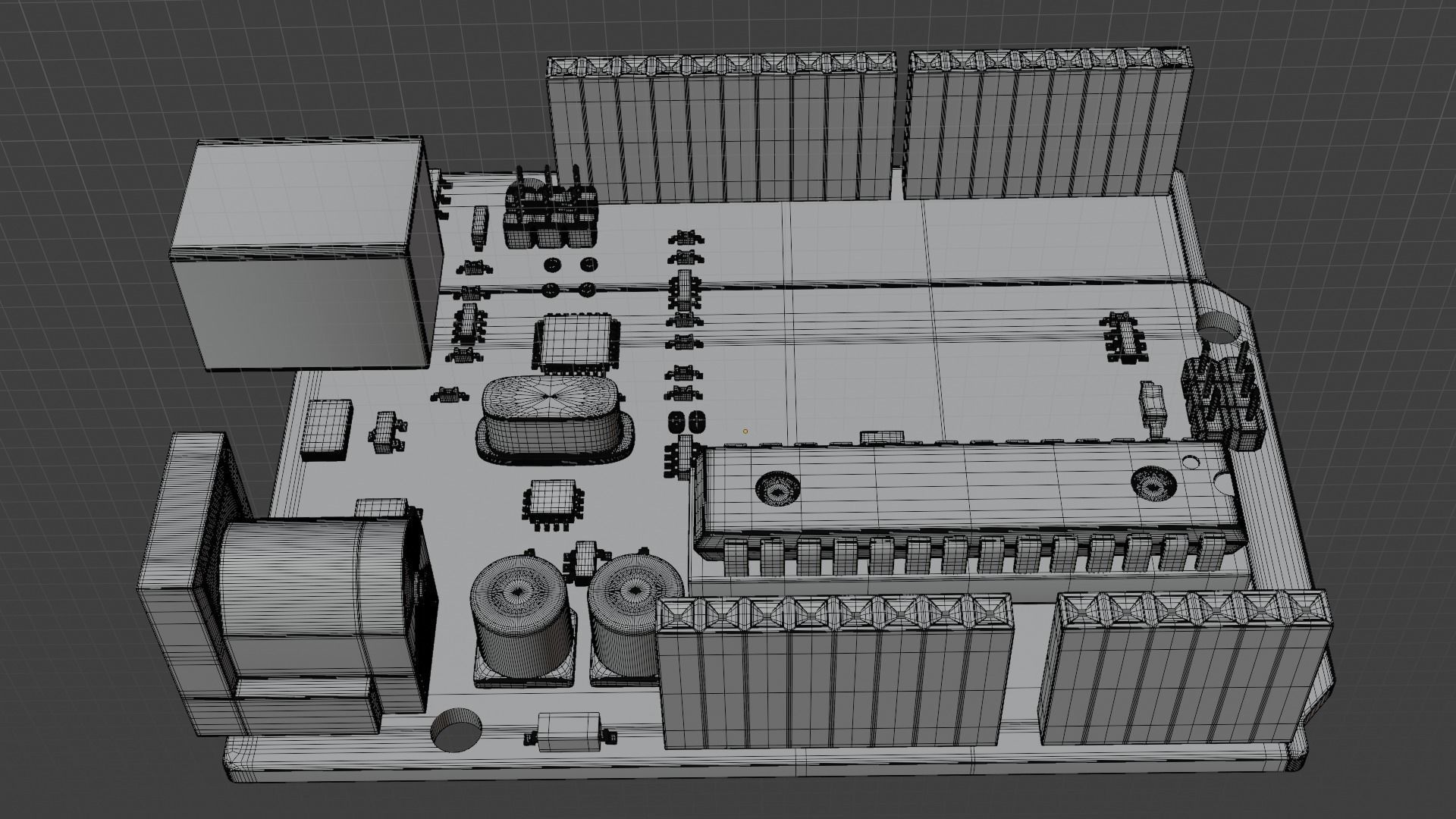 arduino uno Low-poly 3D model_5