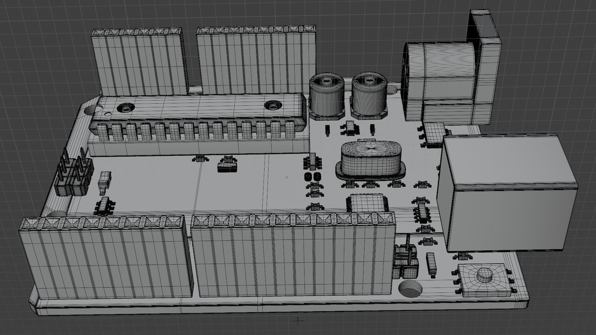 arduino uno Low-poly 3D model_6