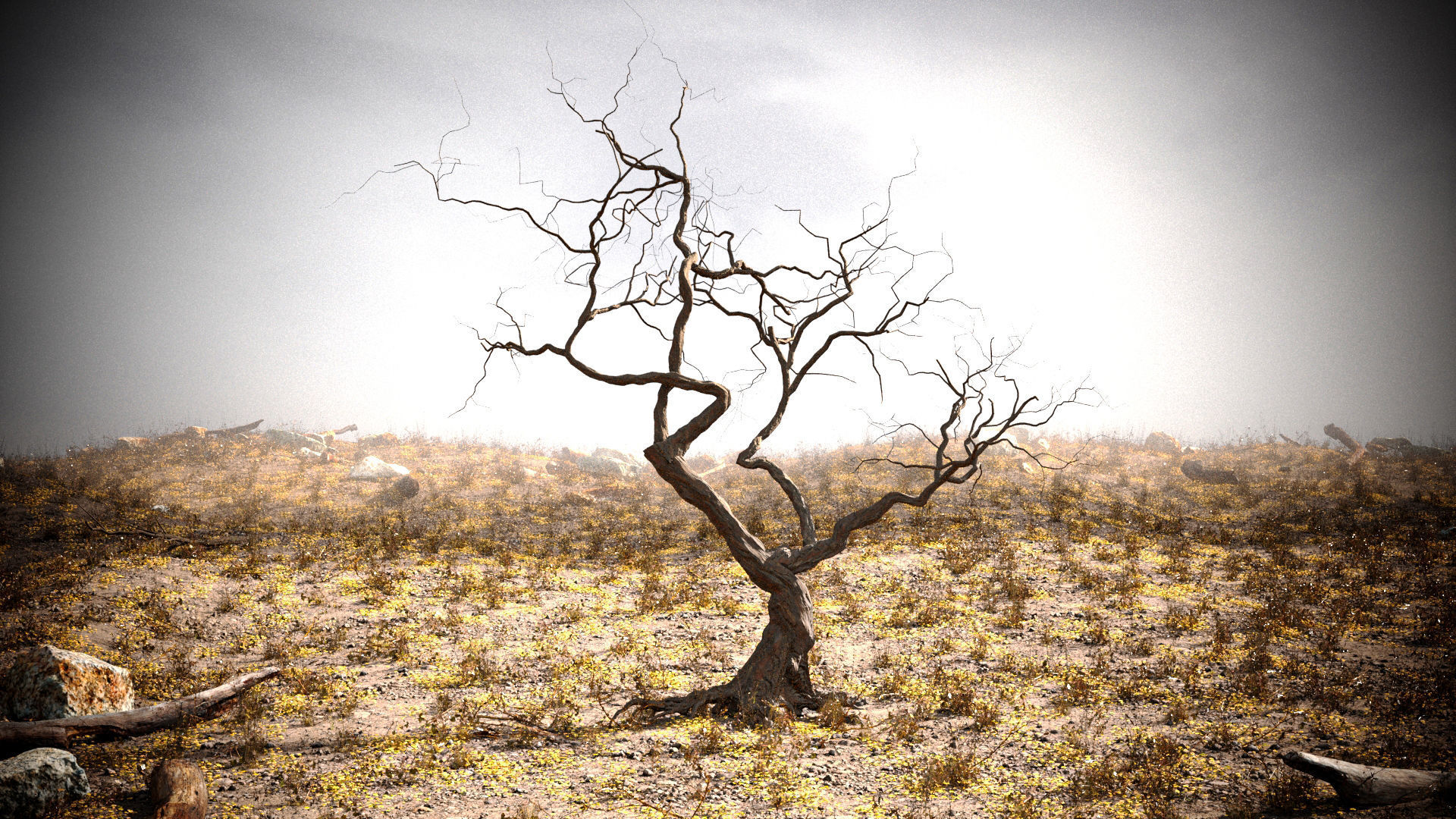 10 Fantasy Tree 3D model_4