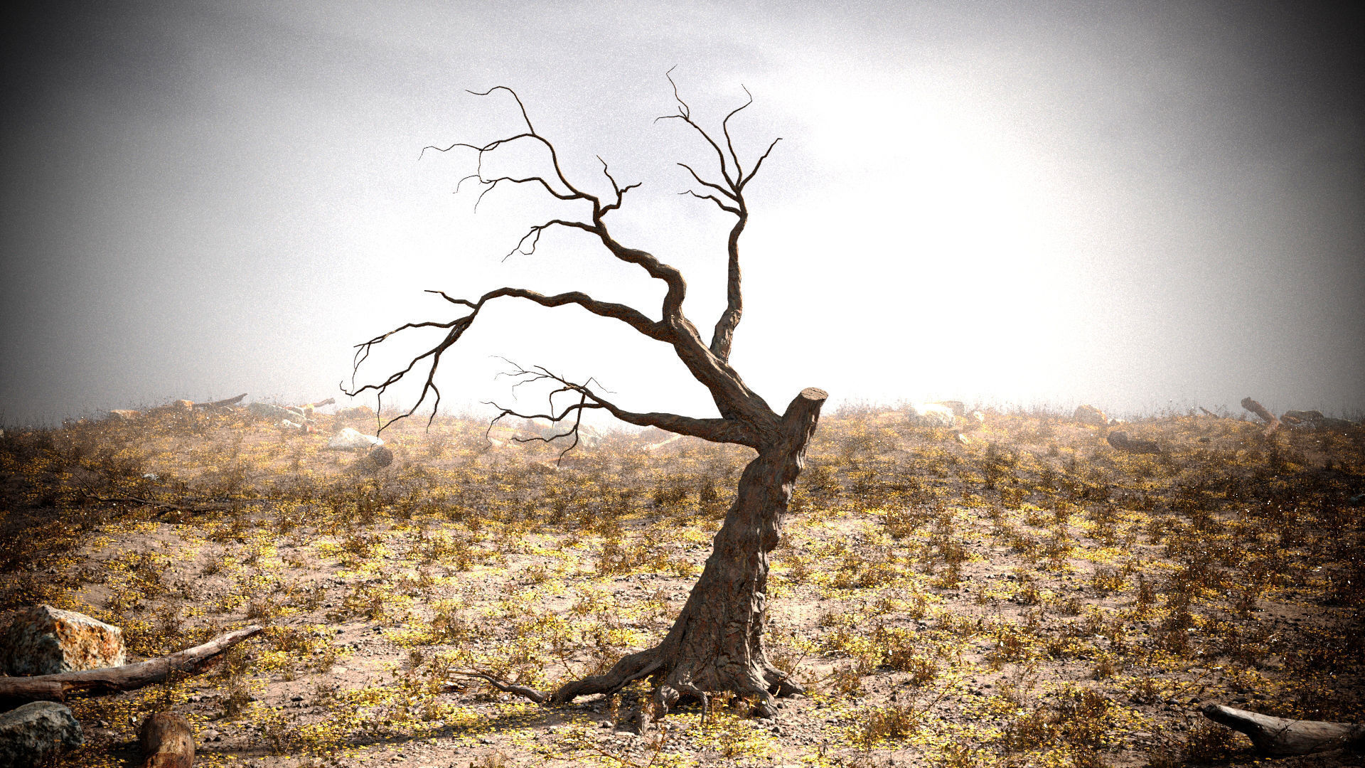 10 Fantasy Tree 3D model_2