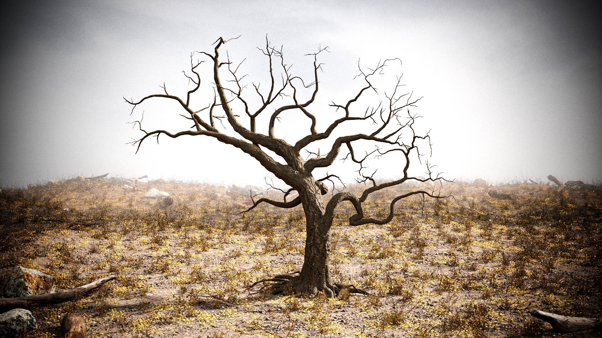 10 Fantasy Tree 3D model_6