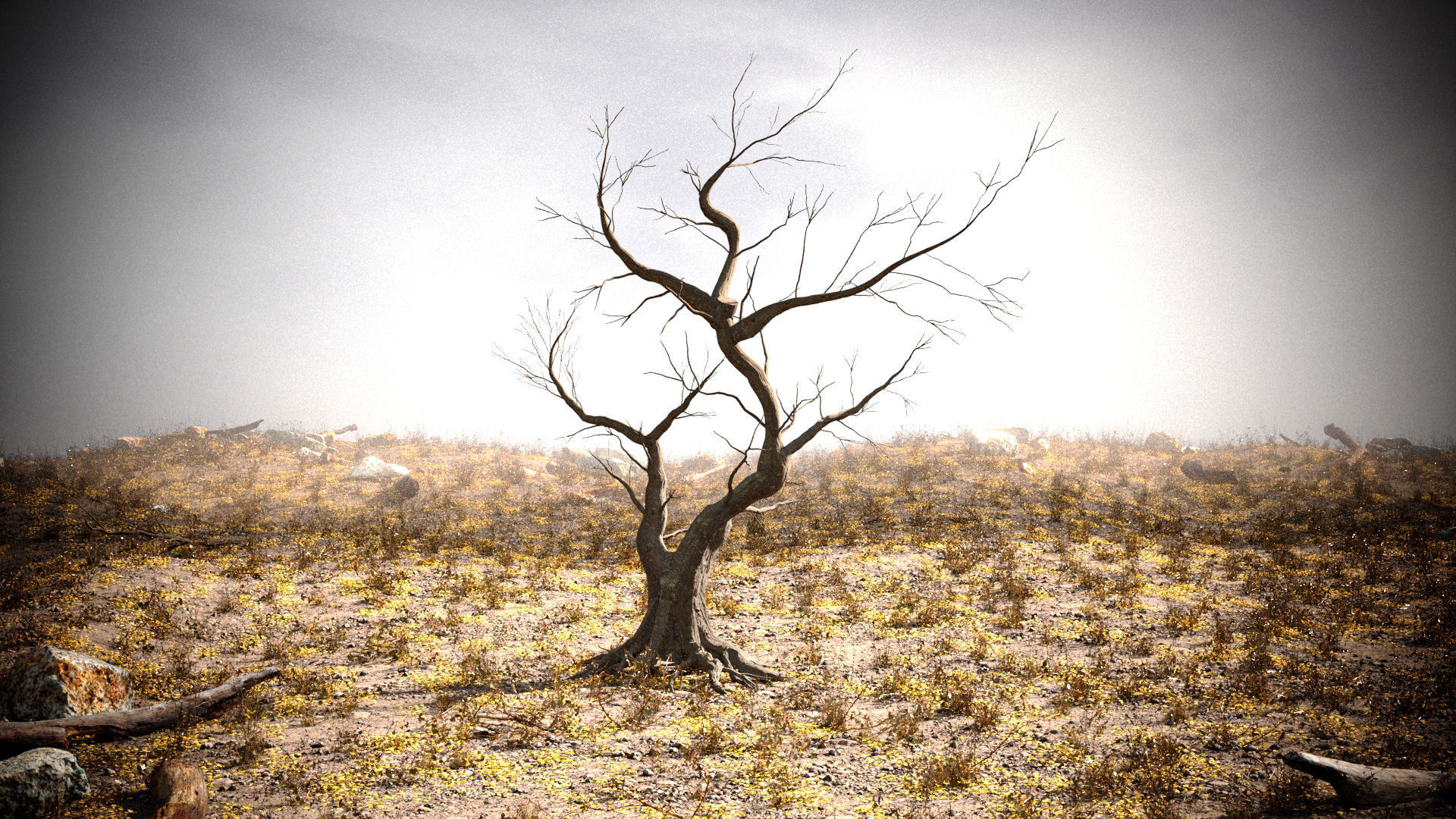 10 Fantasy Tree 3D model_3