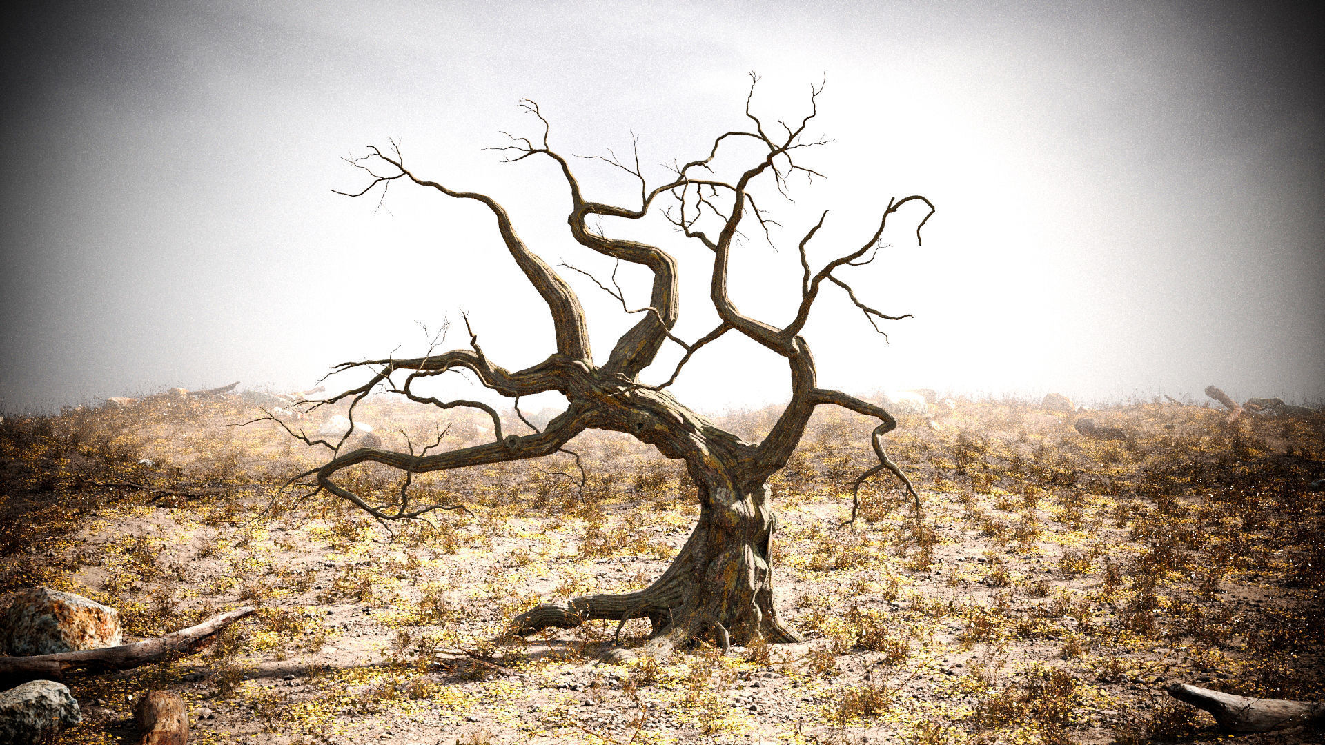 10 Fantasy Tree 3D model_8