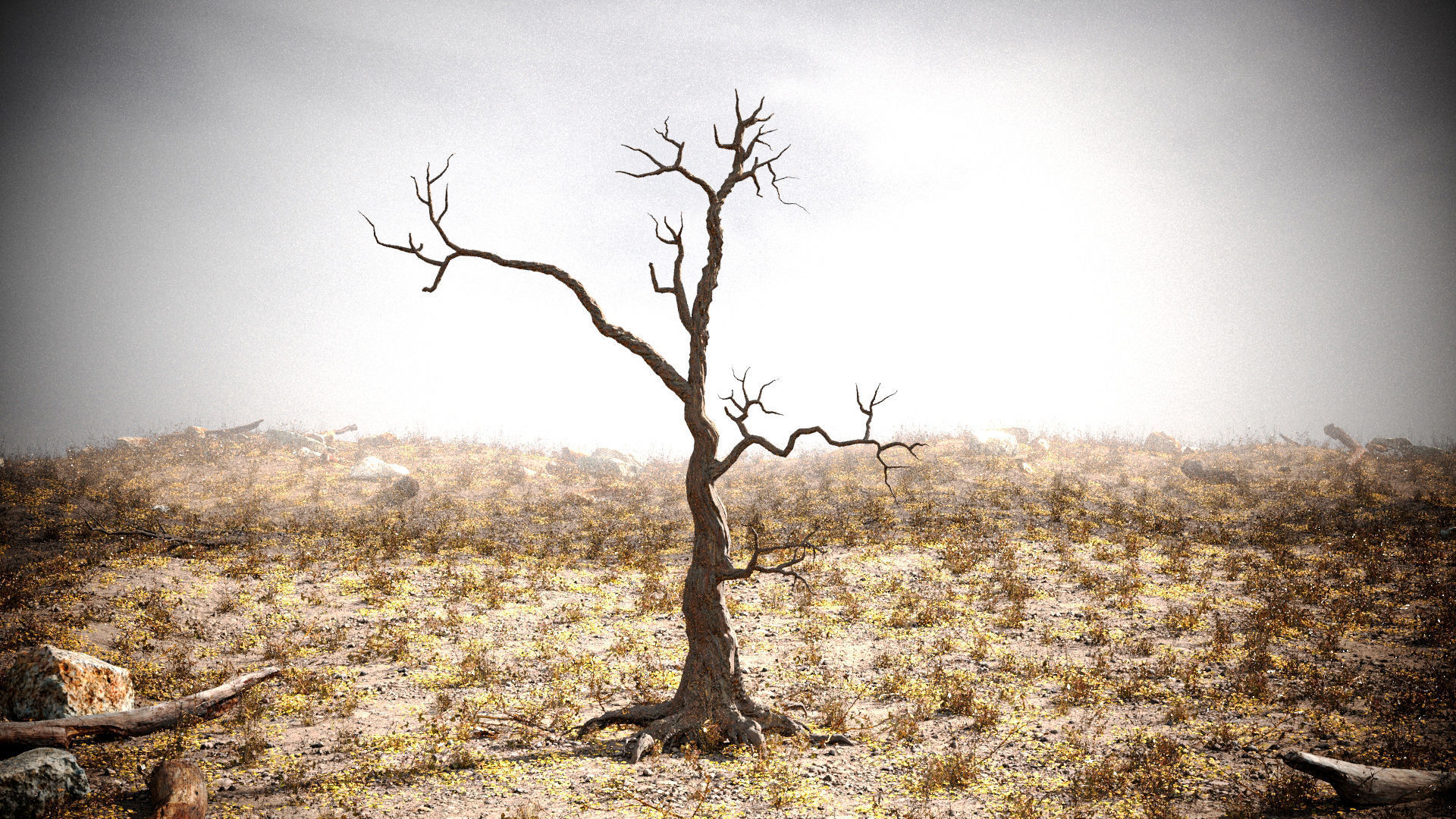 10 Fantasy Tree 3D model_9