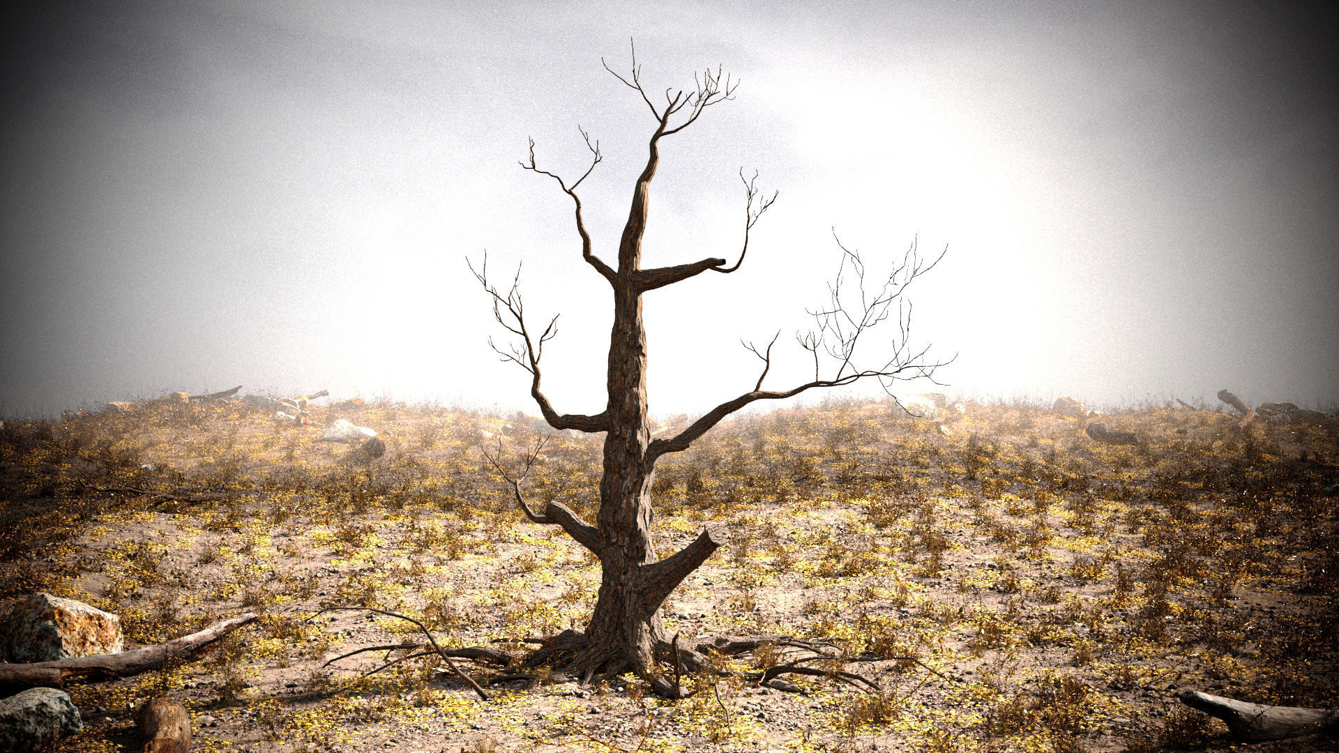 10 Fantasy Tree 3D model_7