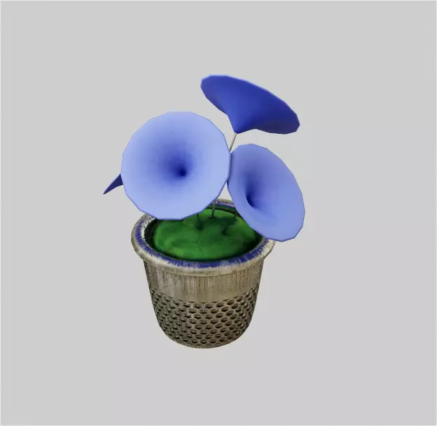 Cartoon Flower 3D model