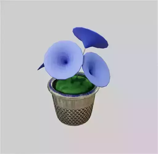Cartoon Flower 3D model