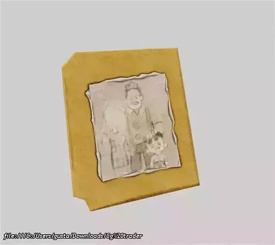 Cartoon Portrait 3D model