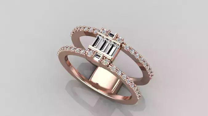 baguette diamond ring